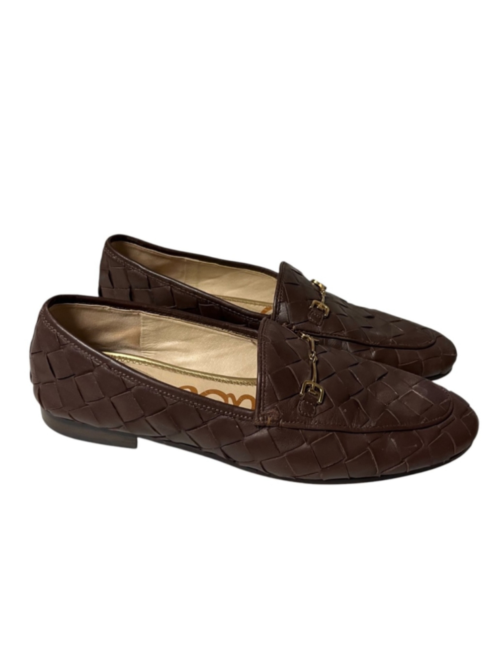 Sam Edelman Loraine Woven Bit Leather Loafers 10.5